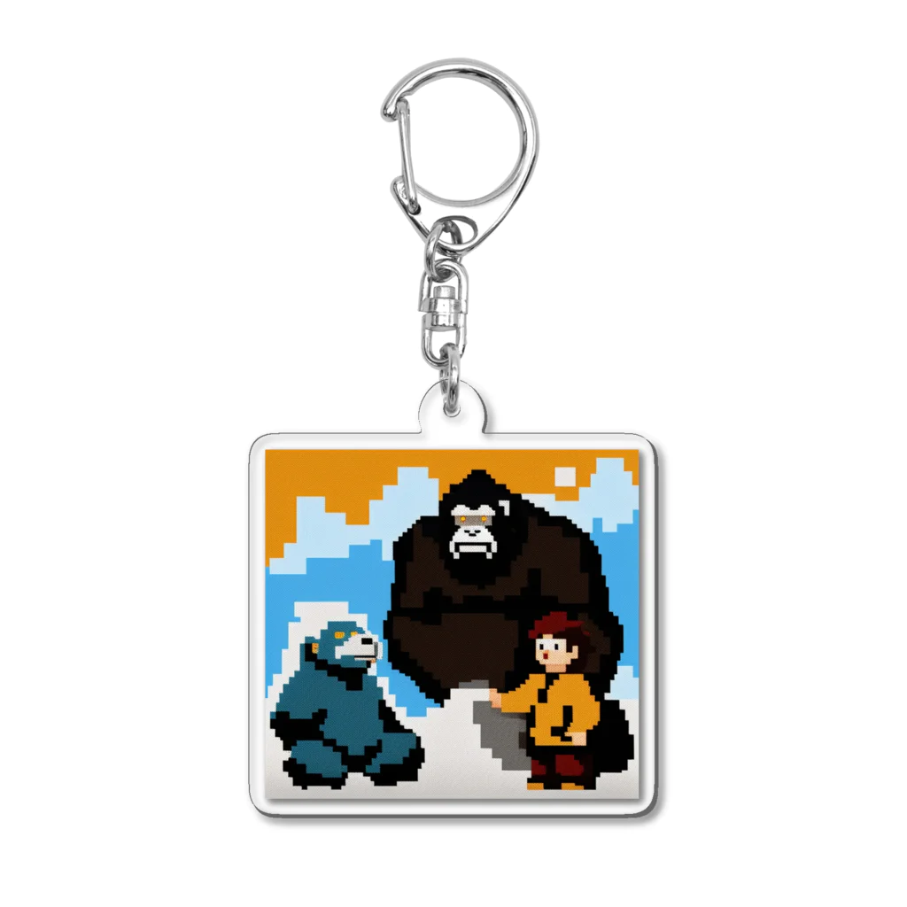 I'm Pixelの哺乳類会談 Acrylic Key Chain