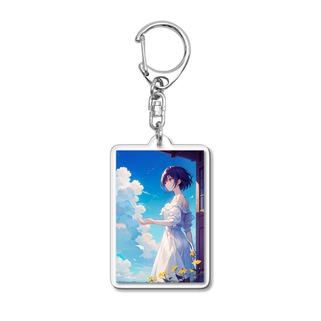 卯月なのかのSky Journey　〜世界最古で最大の恒久的なキャンパスの旅〜　No.1「Summer Time Gone」 Acrylic Key Chain