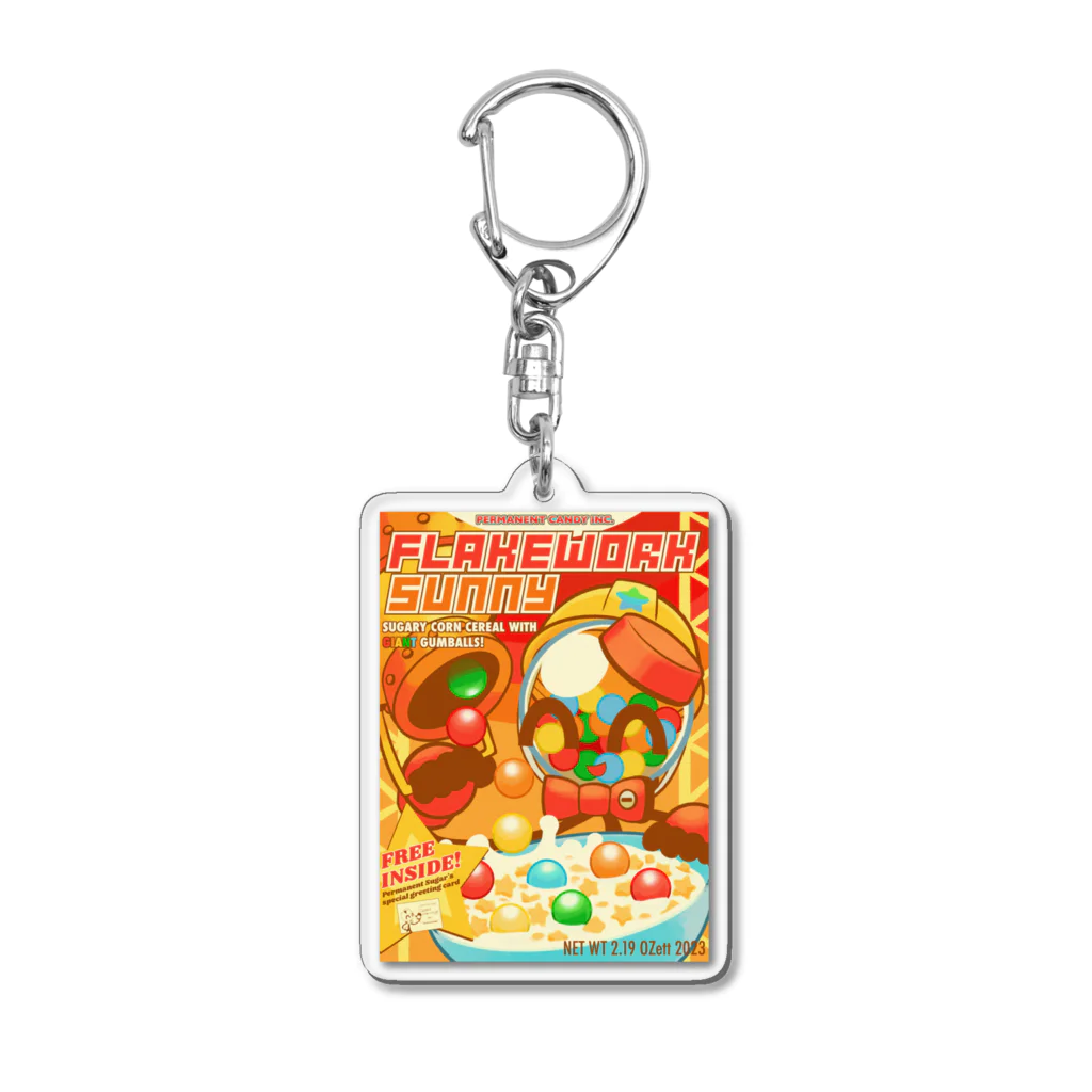 OZett shop COMET-SのPermanent Candy Series Flakework Sunny Acrylic Key Chain