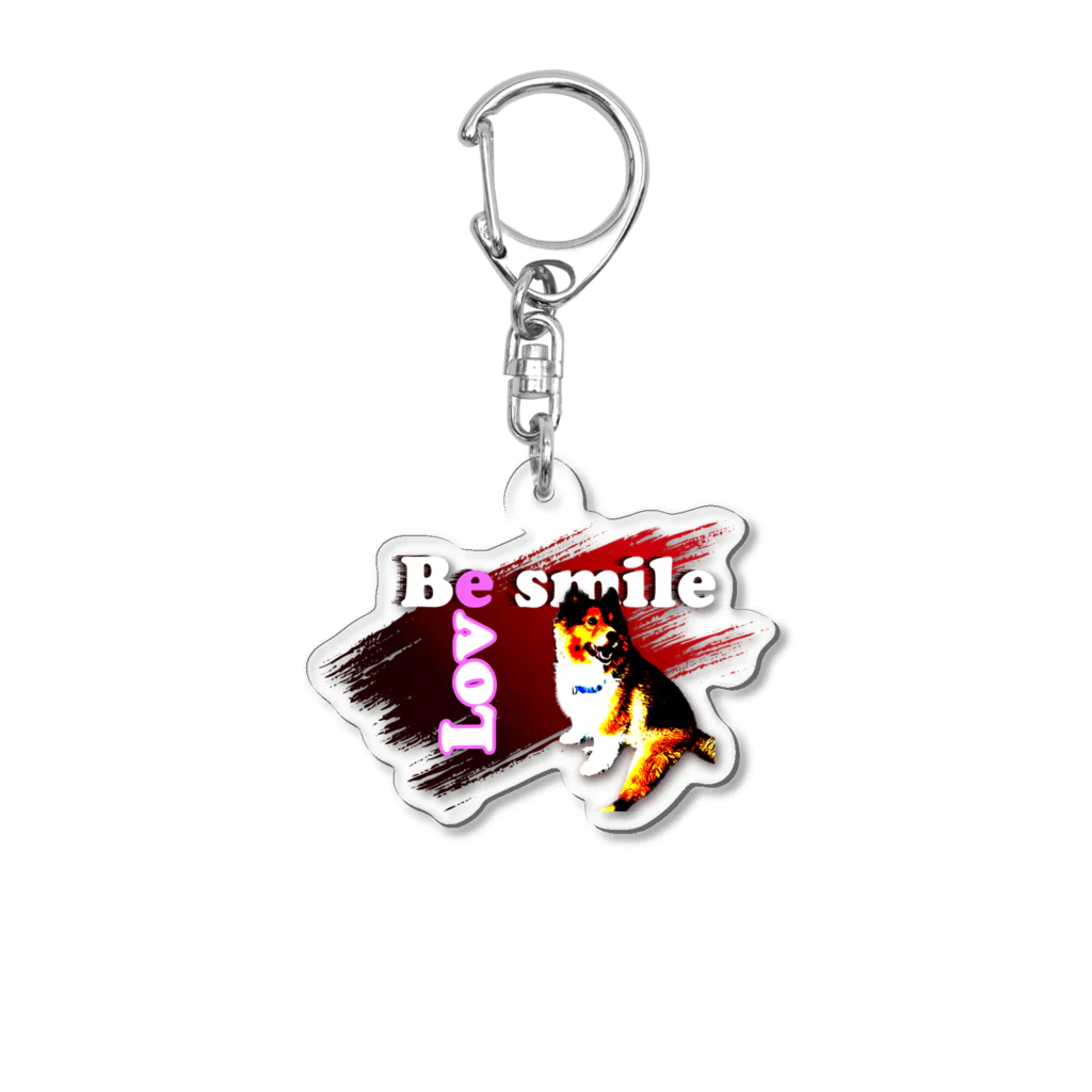 もふもふ犬ソア君SHOPのBe smile♡ Acrylic Key Chain