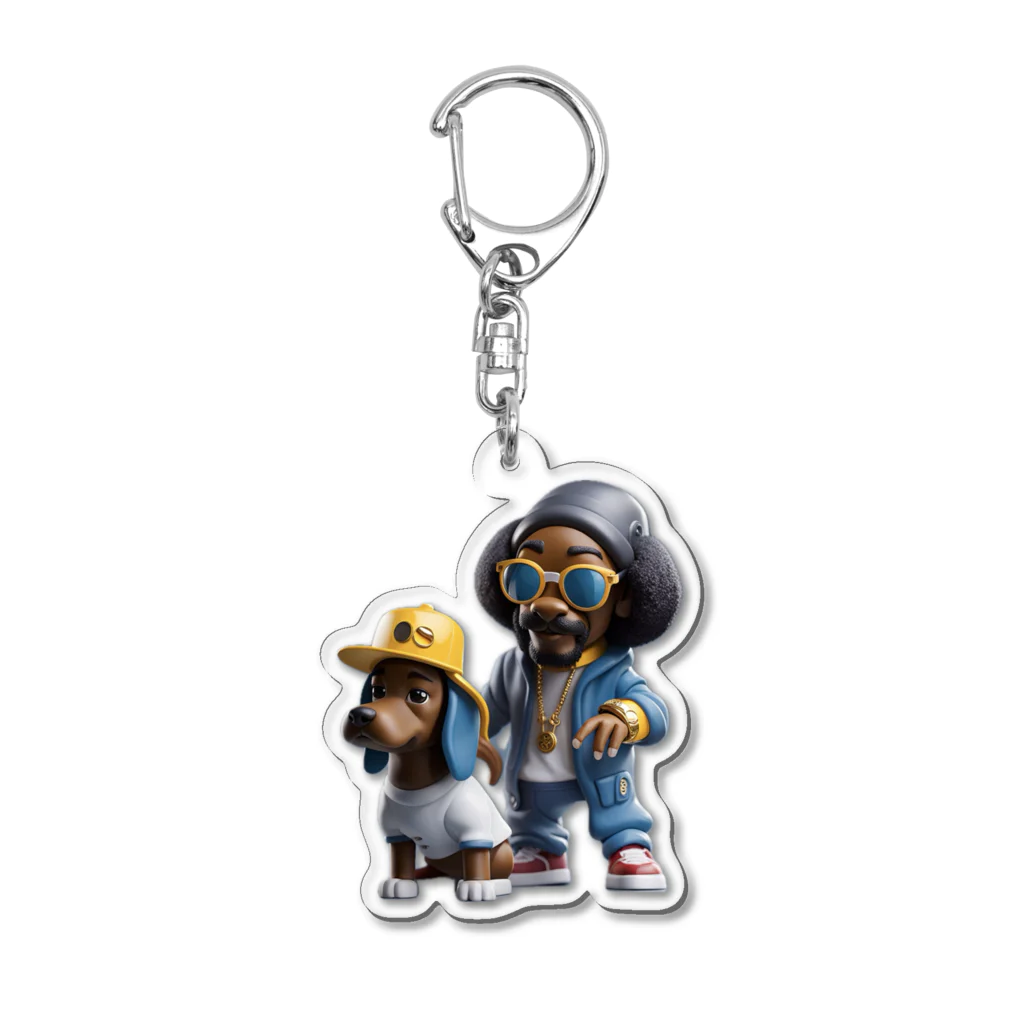 LALV DOPE NINJAのSnoop And dog アクリルキーホルダー