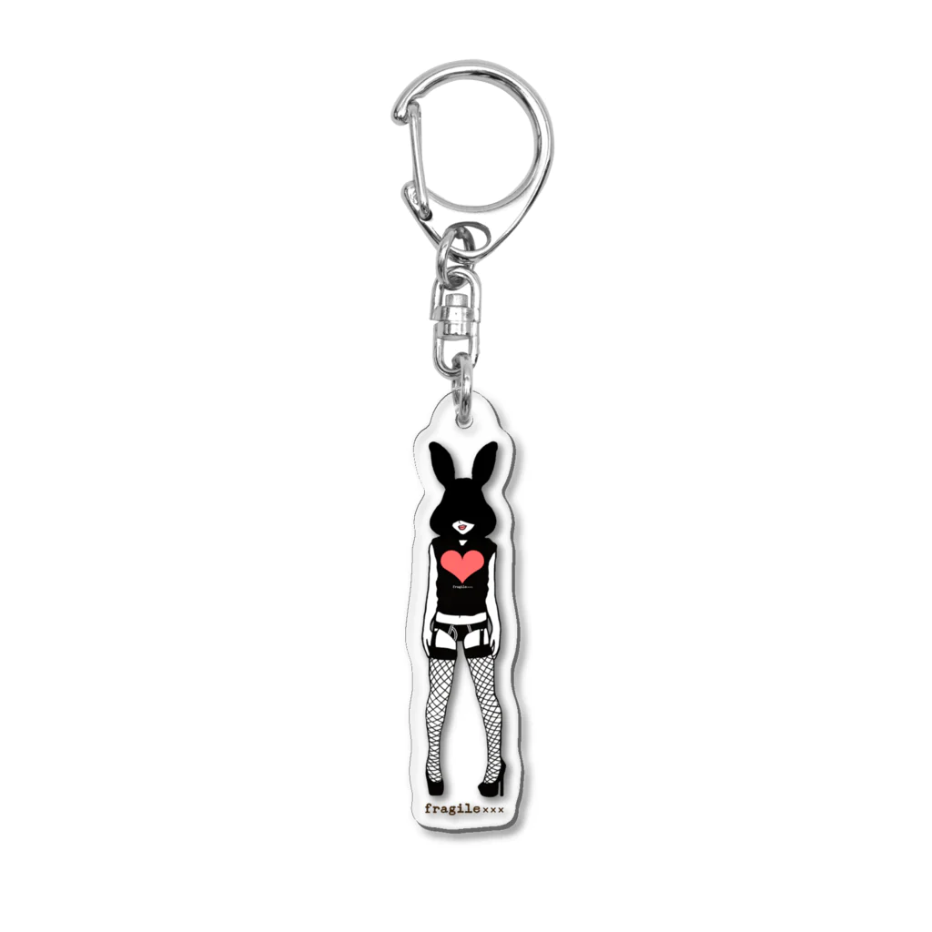 fragile×××のsexy rabbit Acrylic Key Chain