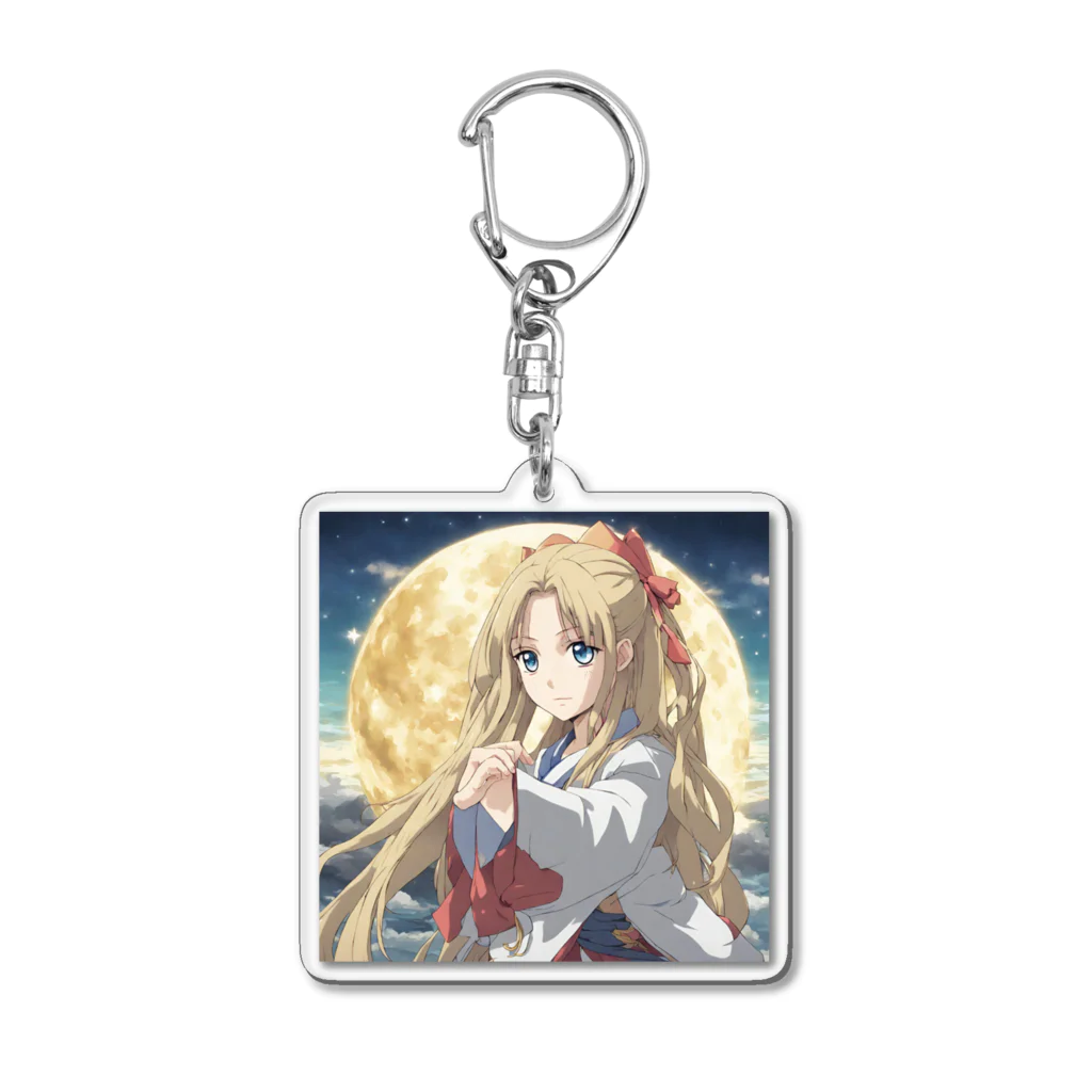 the blue seasonの岡本 麻子（おかもと あさこ） Acrylic Key Chain