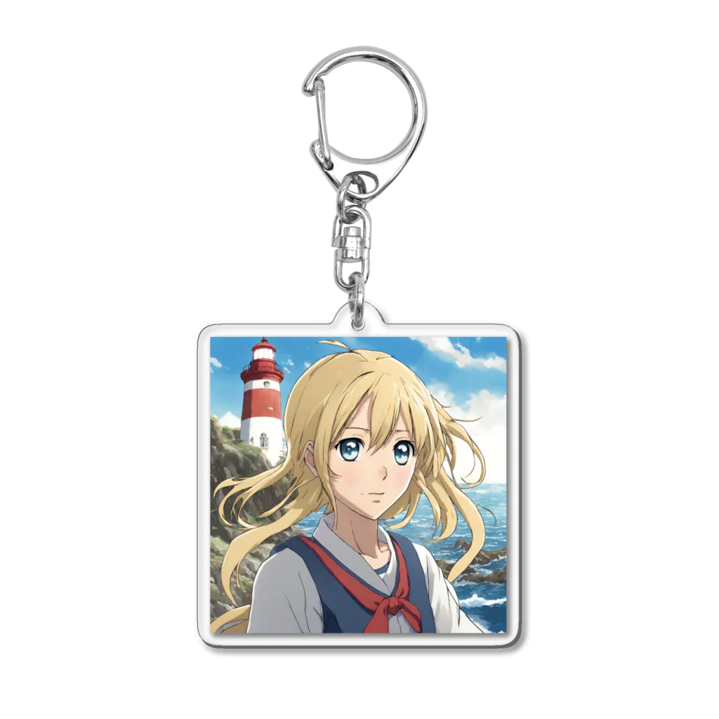 the blue seasonの高瀬美紀 Acrylic Key Chain