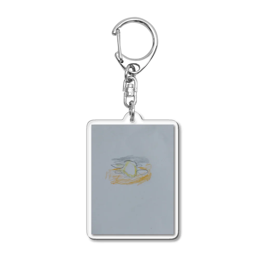 スサゾーオフィシャルショップのあの日、高速バスから見た夕焼け Acrylic Key Chain