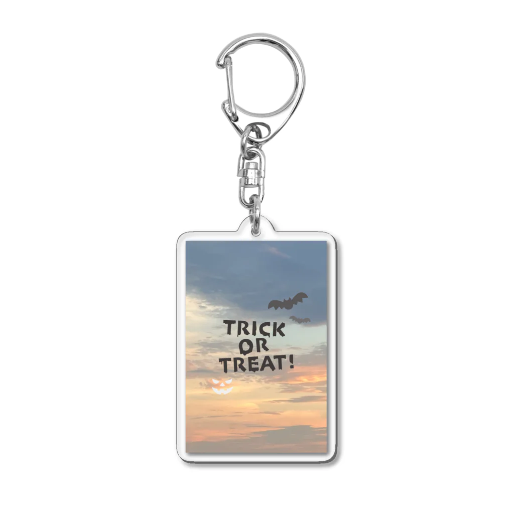 tmy_fの夕焼けとハロウィン Acrylic Key Chain