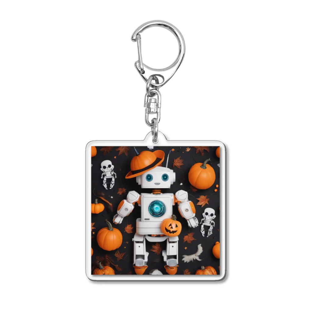 ToToMoの【ハロウィン】ロボット Acrylic Key Chain