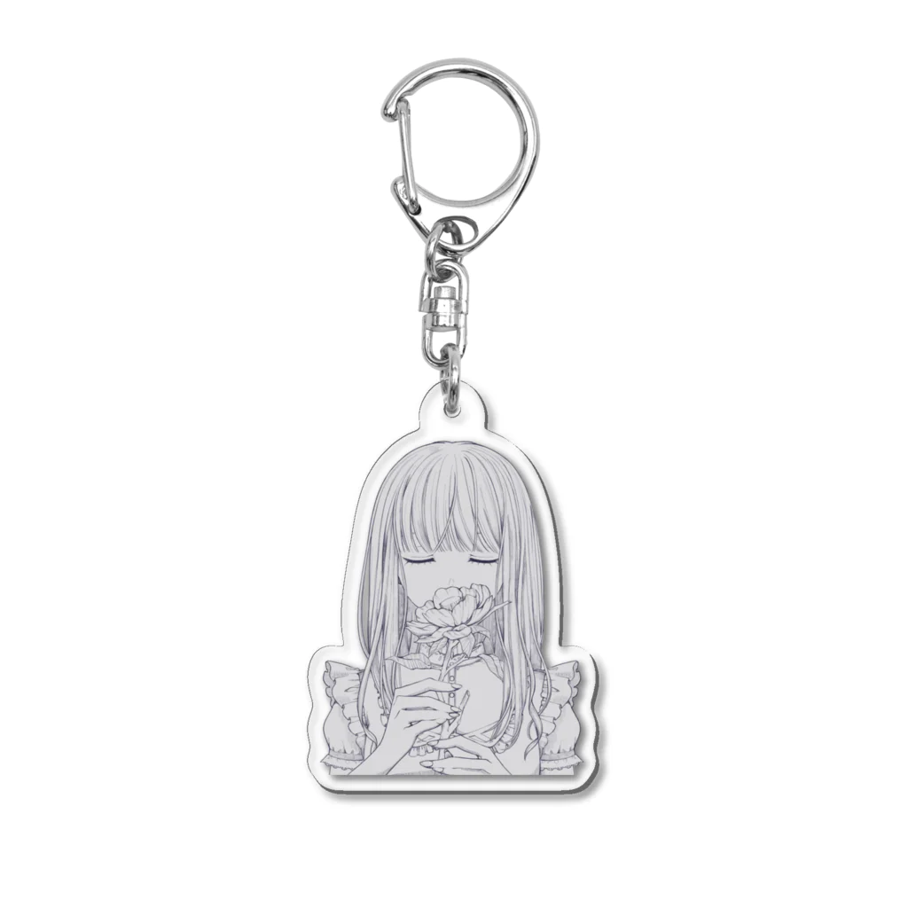 813hachiのつばき Acrylic Key Chain