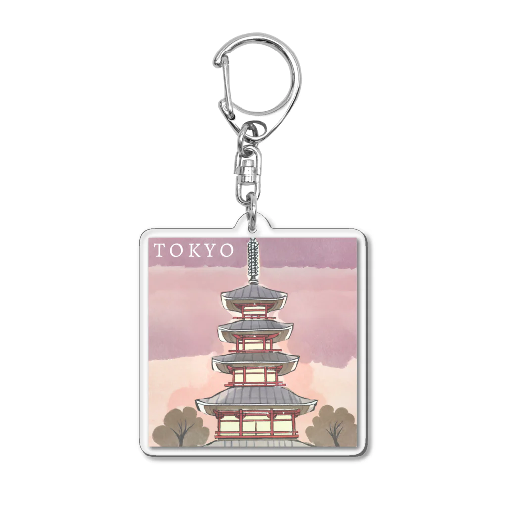 Japanの東京_03 Acrylic Key Chain