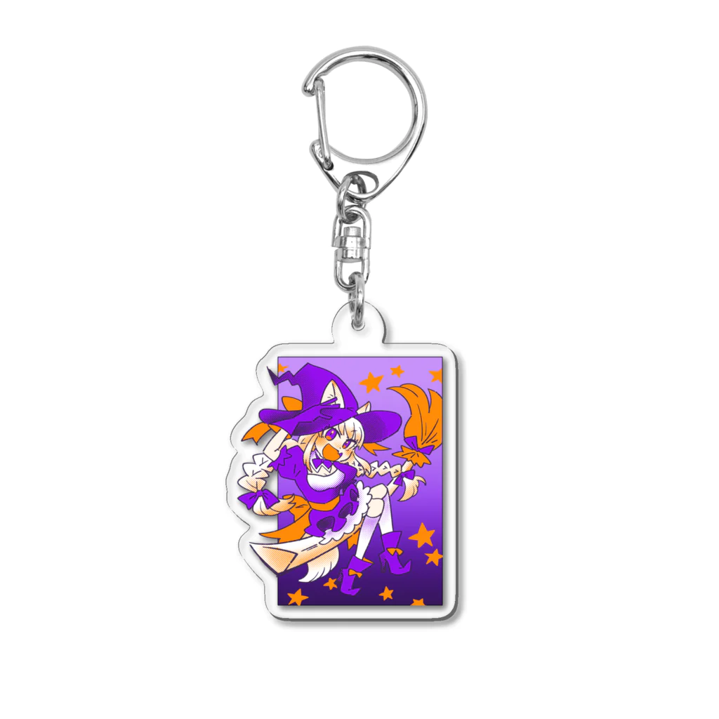 とりのす。の魔女っ娘ミツキちゃん Acrylic Key Chain