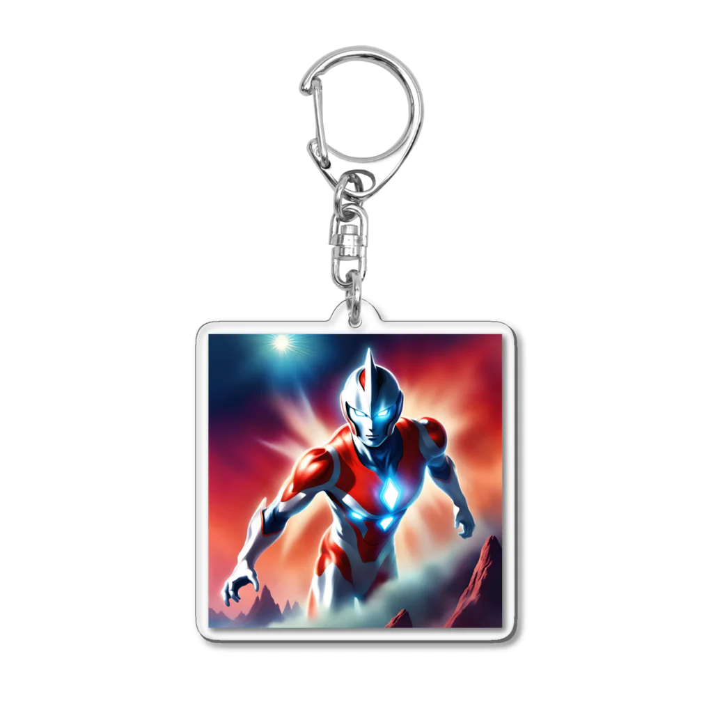 YamapのAIヒーロー Acrylic Key Chain