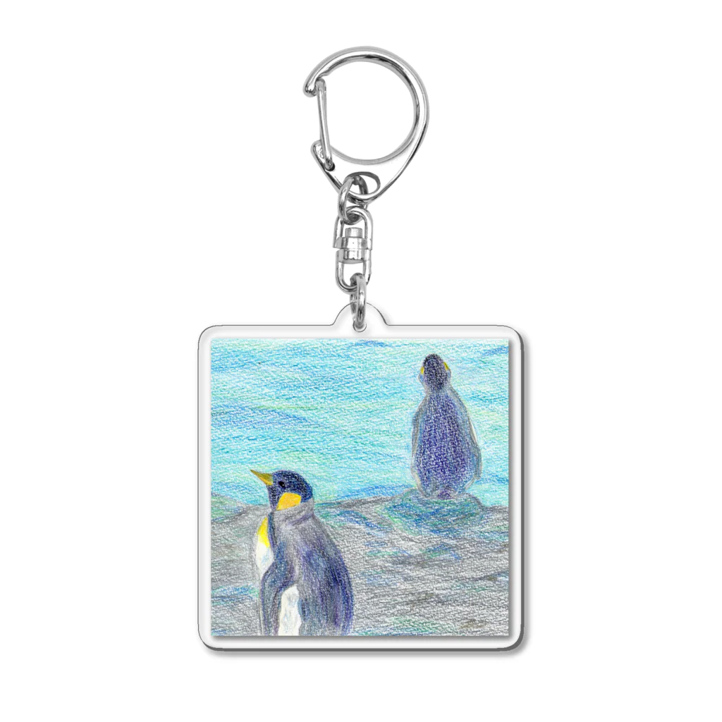 つぎのラピス島ペンギン Acrylic Key Chain