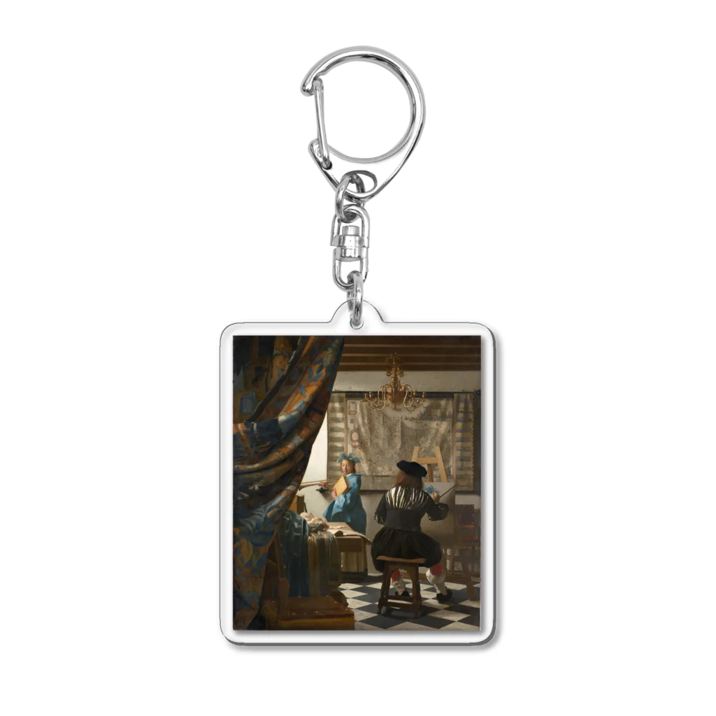 世界美術商店の絵画芸術 / The Art of Painting Acrylic Key Chain