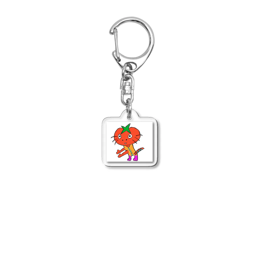 yuta_nftのトマトねこ Acrylic Key Chain