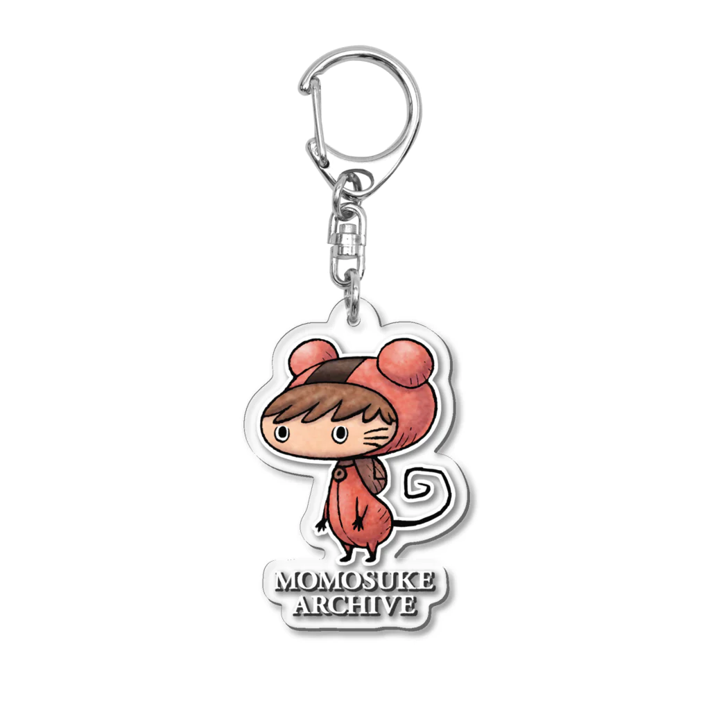 あさとべじゅんいち公式グッズのモモスケアクキー Acrylic Key Chain