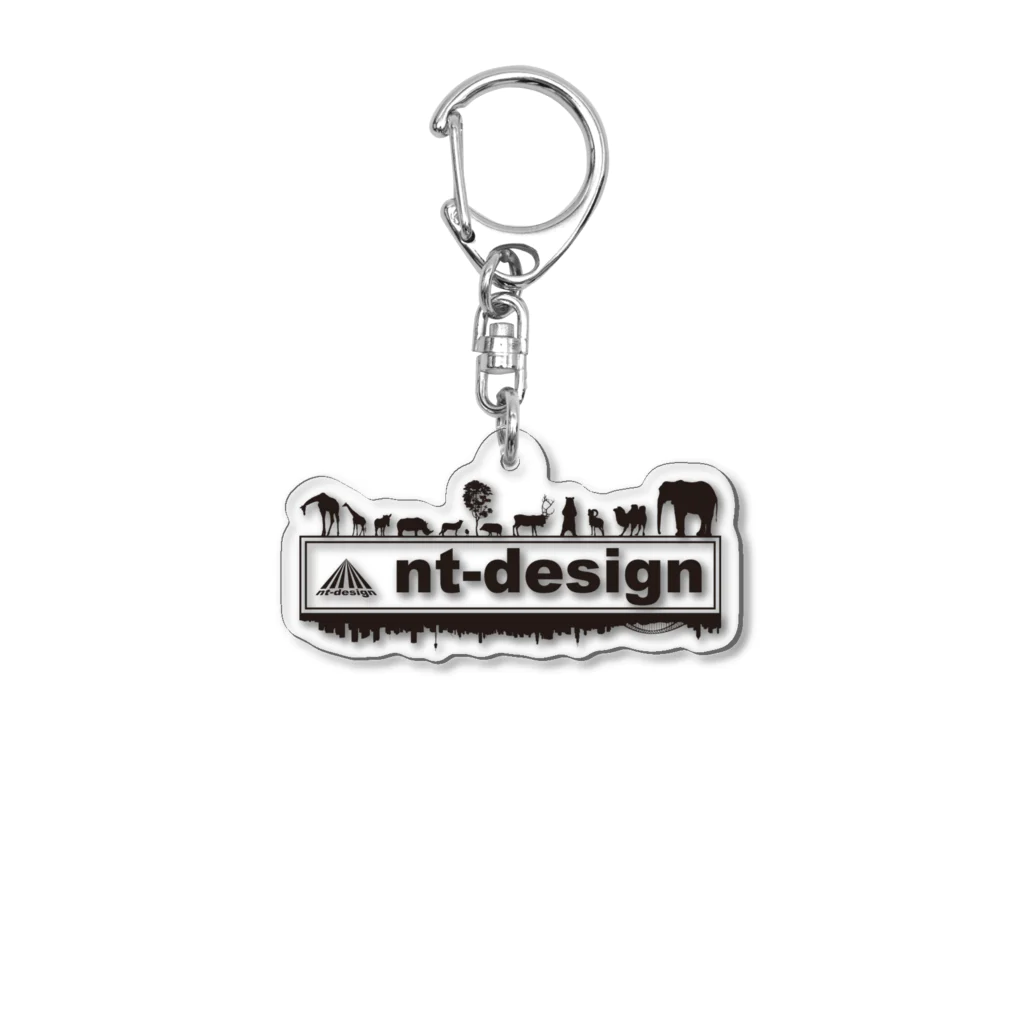 nt-designの『nt-design』ロゴ Acrylic Key Chain