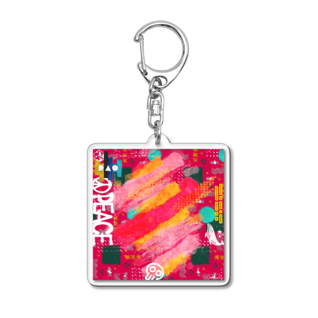 namuhi SHopのRyoKonishiDAO　NFTアート✨SELPHY-Welcome 🎉✨  Acrylic Key Chain