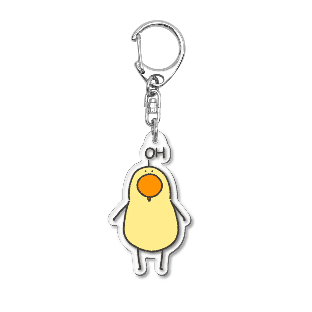 ことり屋のヒドロキシ基をつけるトリ Acrylic Key Chain