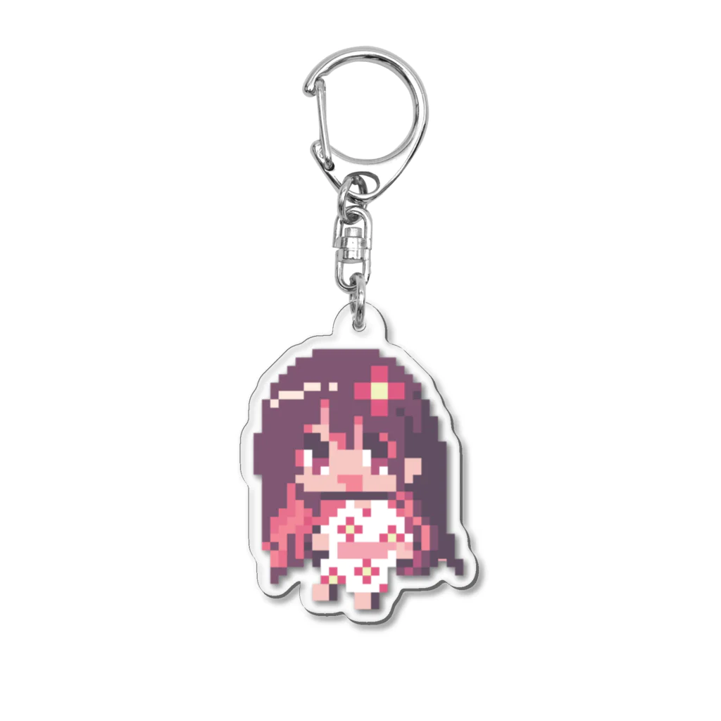 うぉぬ🐭✌🏻のドット絵うぉぬちゃん　浴衣バージョン Acrylic Key Chain