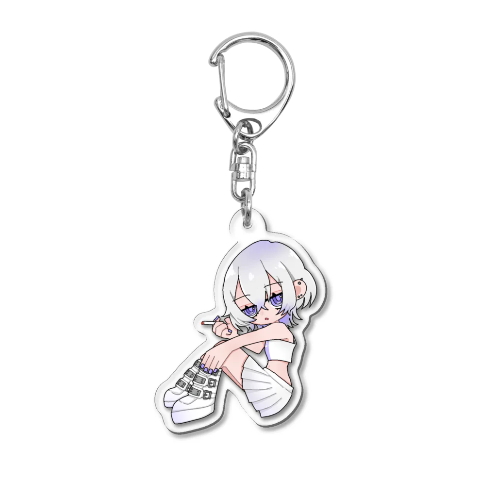 三澄 ⏻の三澄~タバコを吸う~ Acrylic Key Chain