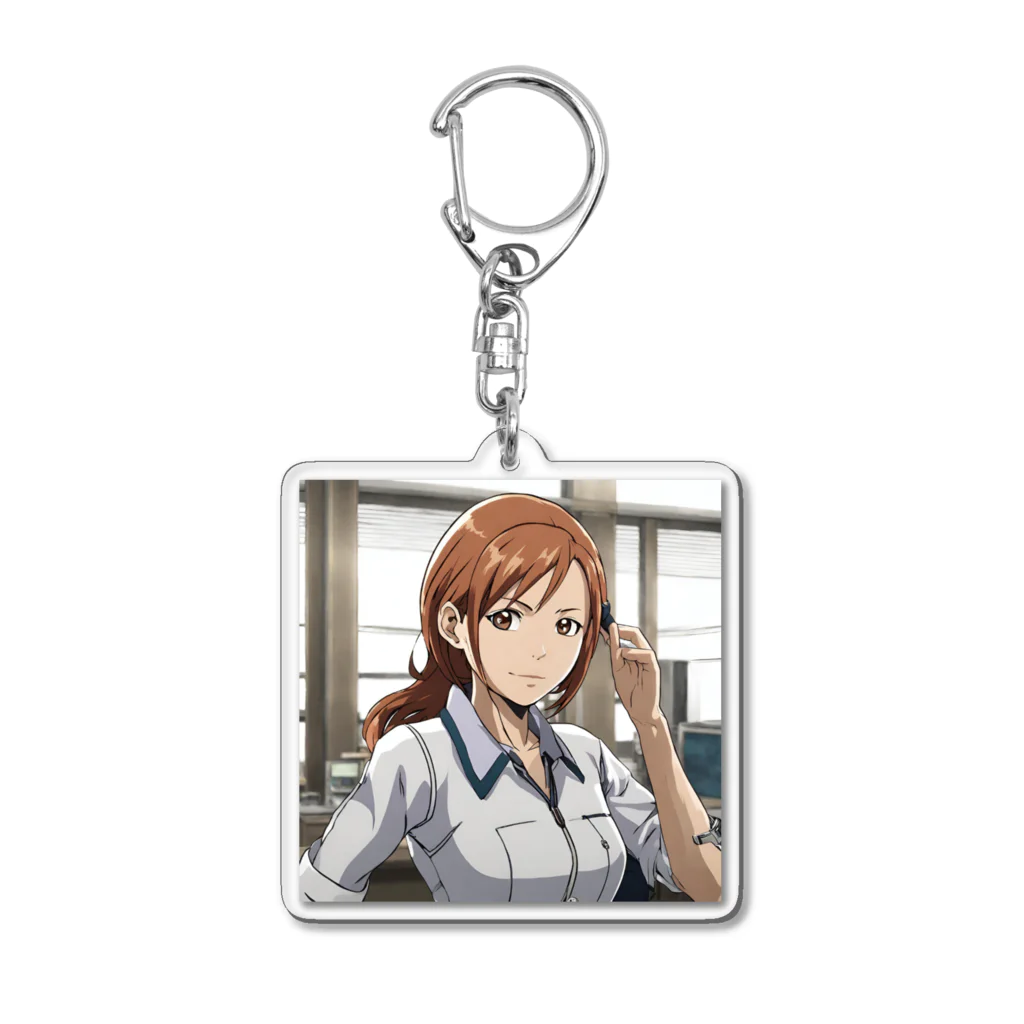 the blue seasonの松島真理 Acrylic Key Chain