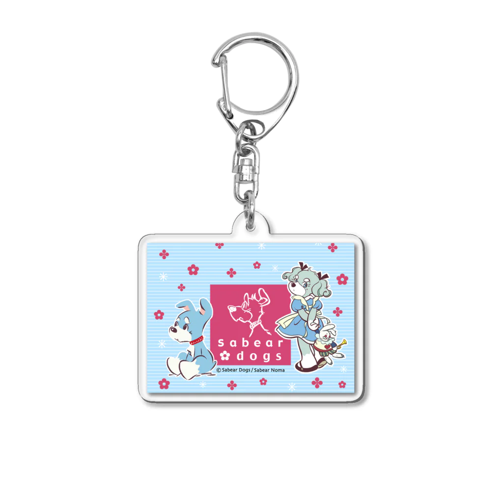 obosa_DENS/SABEAR_shop ＠SUZURIのsabeardogs_キービジュアル_グッズ Acrylic Key Chain