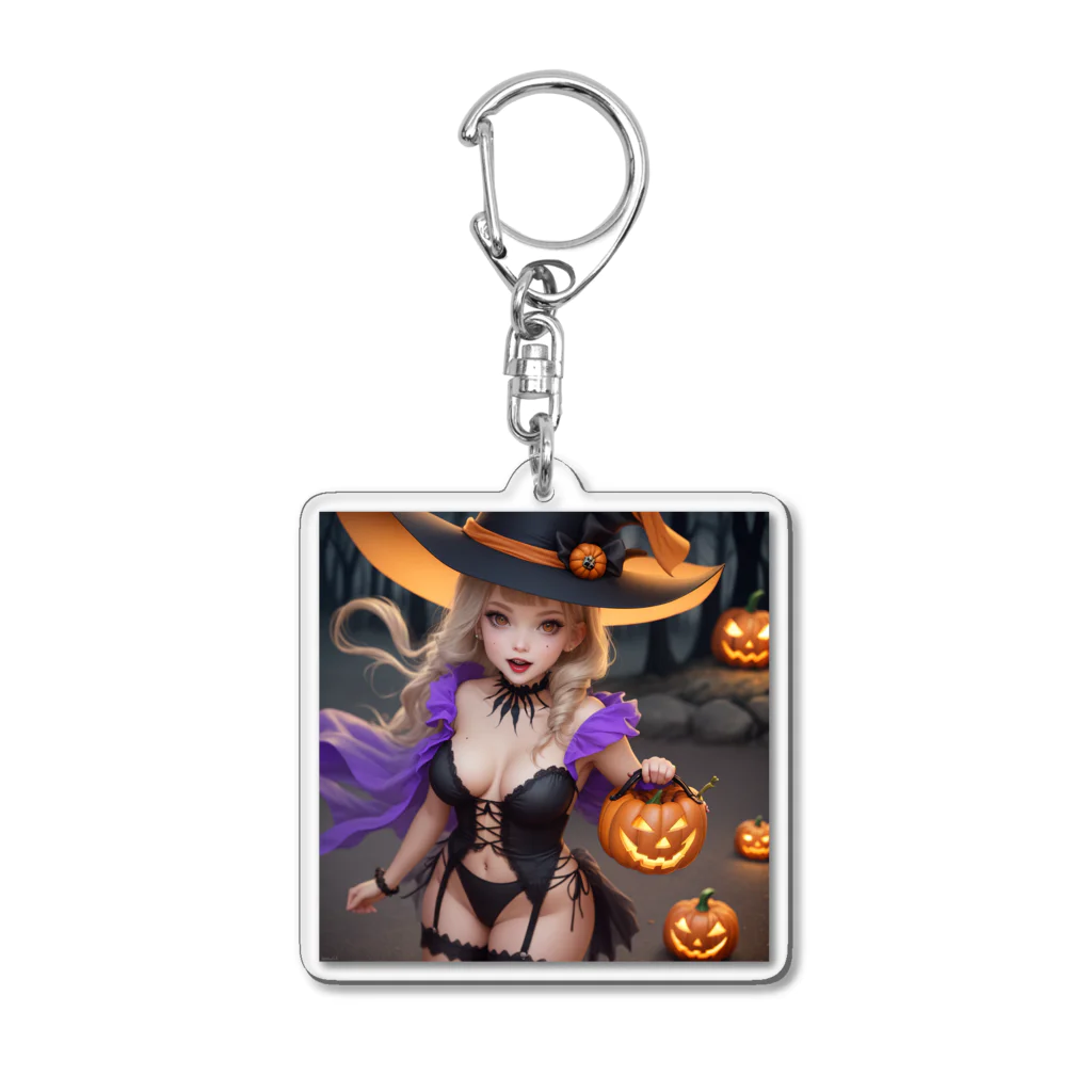 Gereroのハロウイーン魔女 Acrylic Key Chain