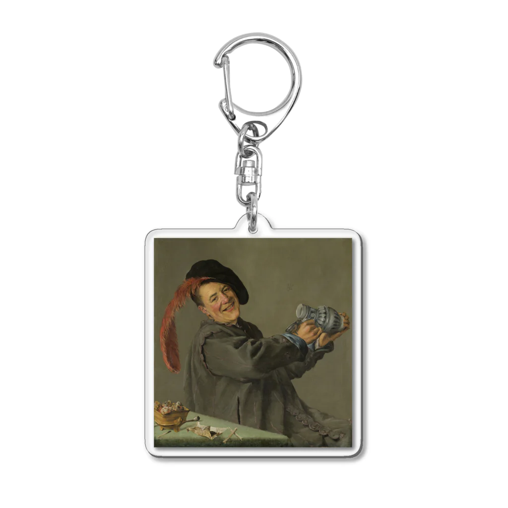 世界美術商店の陽気な酒飲み / The Jolly Drinker Acrylic Key Chain