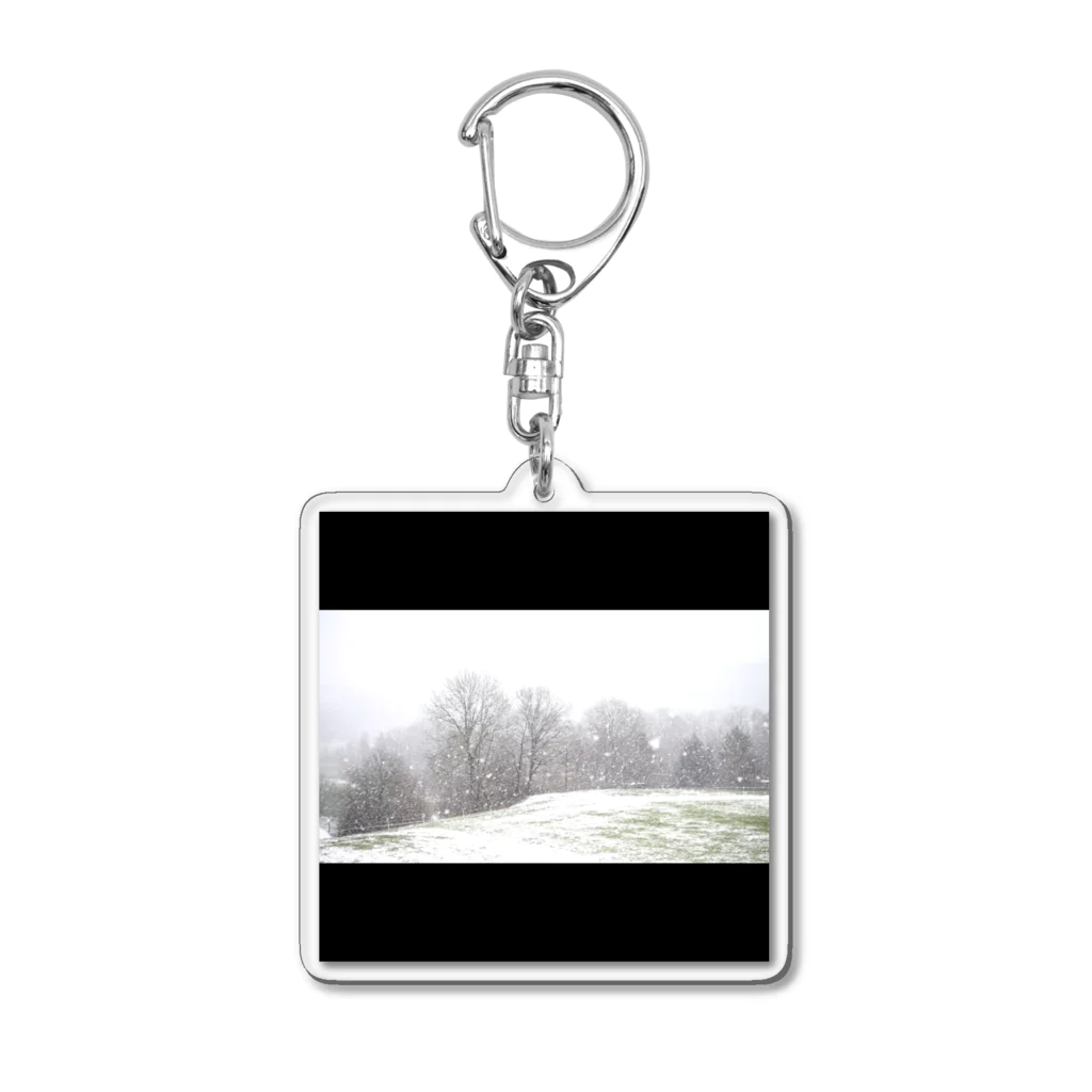 Zeceの雪原 Acrylic Key Chain