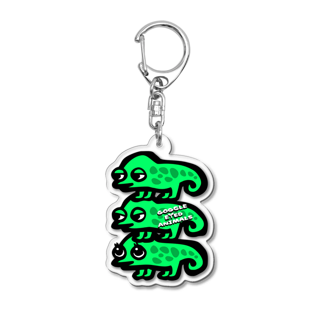 mana_shopのカメレオン Acrylic Key Chain