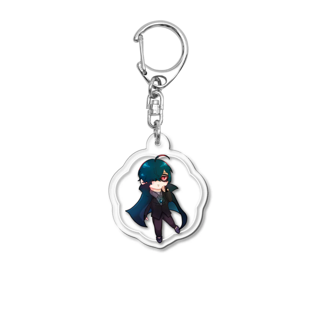 Dmarket_illustration1の探偵助手のフィルムリール Acrylic Key Chain