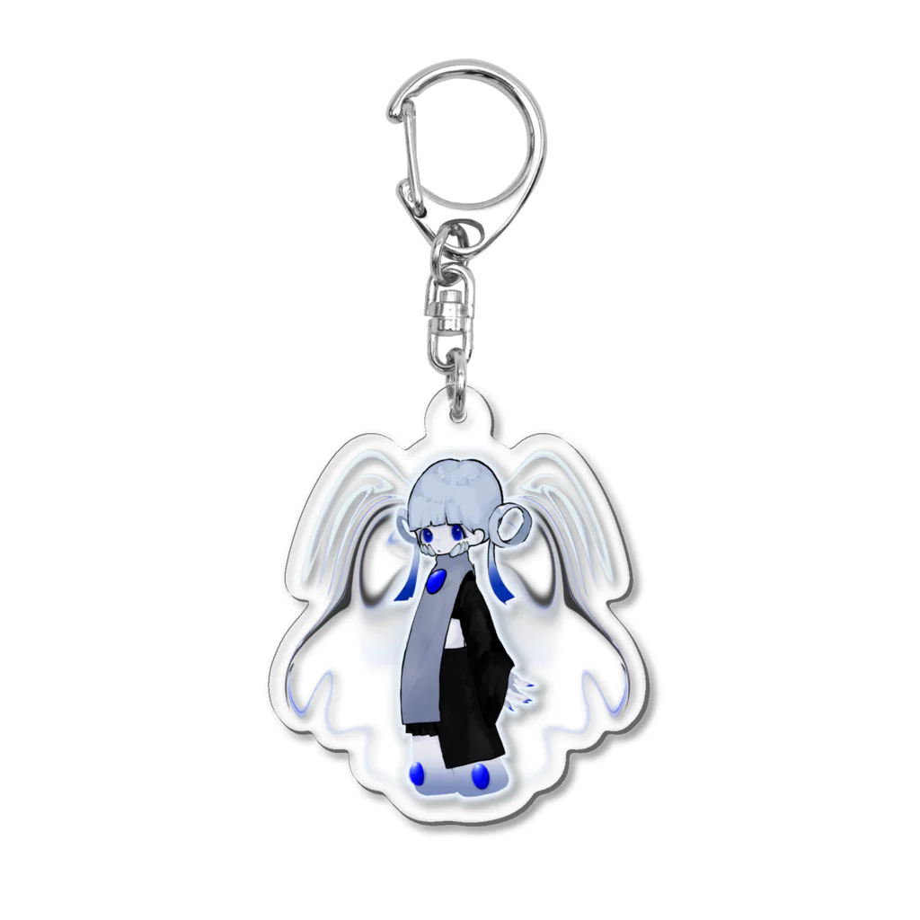 ｾ  ｷ  ｭ  ｱ 🔵 🔵 ﾀ  ｰ  ﾐ  ﾅ  ﾙの🪽祈-ｱﾐｭｱﾐｭ-祈🪽 Acrylic Key Chain