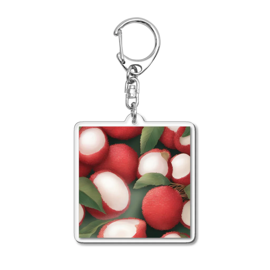 千裕アトリエ（いつもありがとう）のライチ（Lychee） Acrylic Key Chain