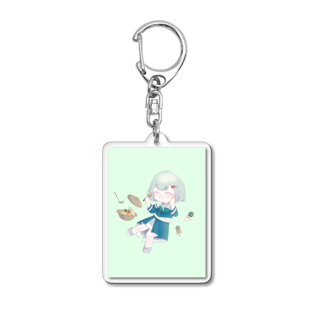 山田かめかず(∵)のにこもぐかめかず Acrylic Key Chain