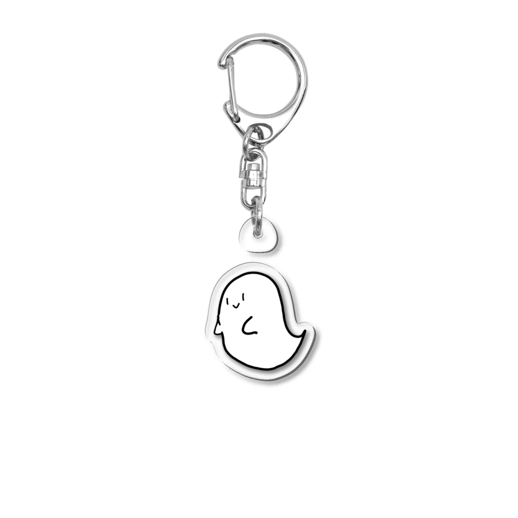 いもむしのイタズラ好きのお化けくん Acrylic Key Chain