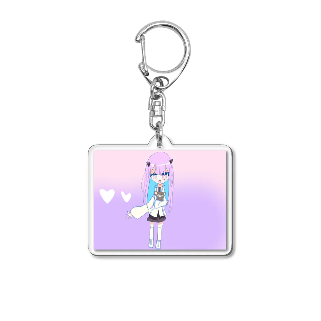 KiccaのNO PLANグッズ Acrylic Key Chain