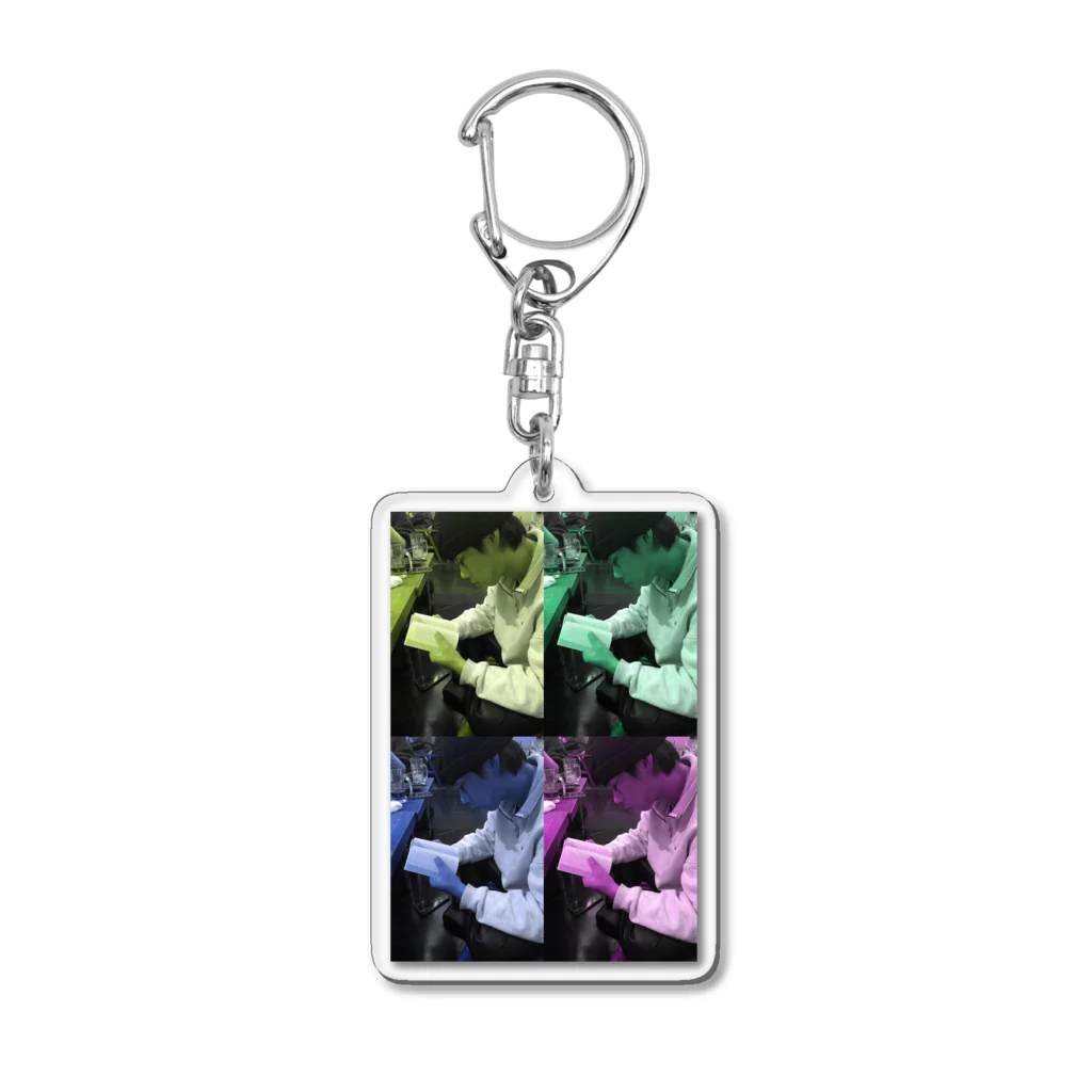 佐々木のMACHINEGUN Acrylic Key Chain