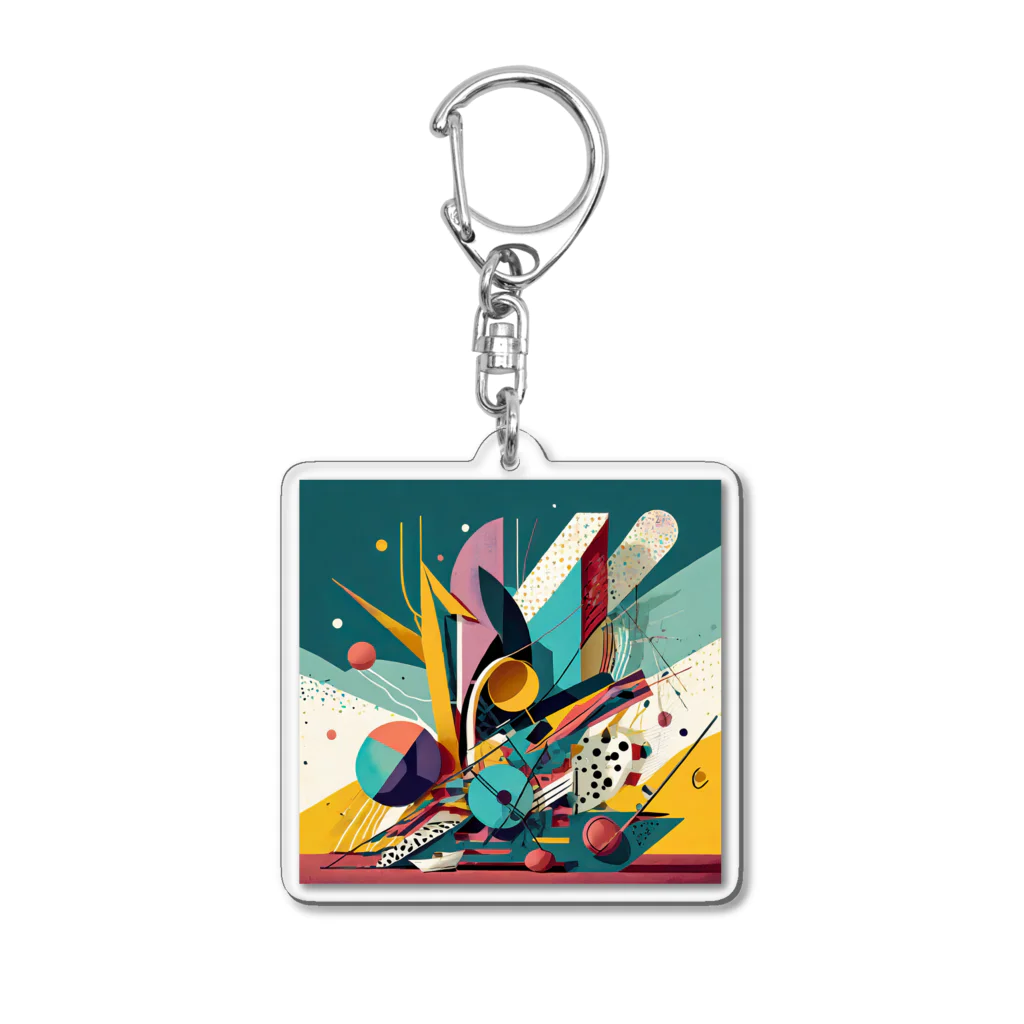 のんびりアート工房のガラクタアート Acrylic Key Chain