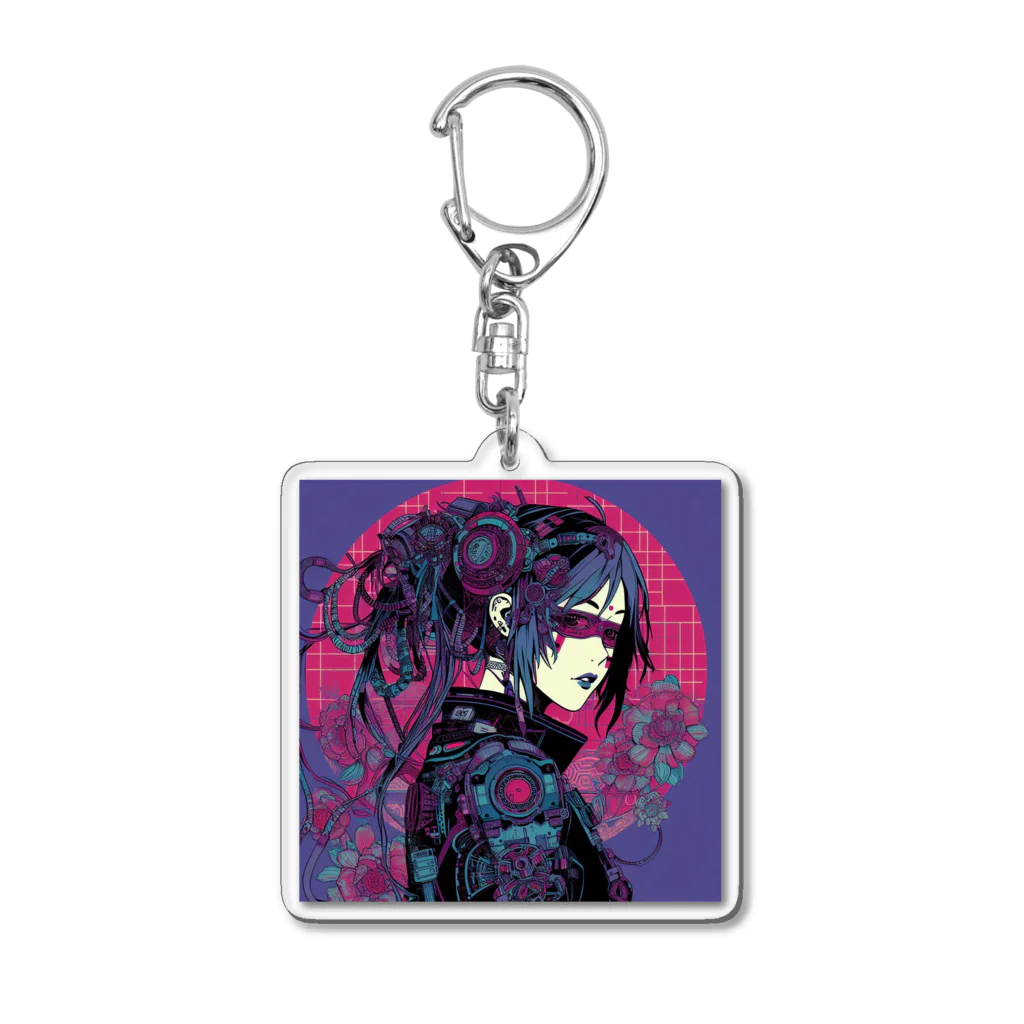 UKIYO-SKETCHのUKIYO-GIRL Acrylic Key Chain