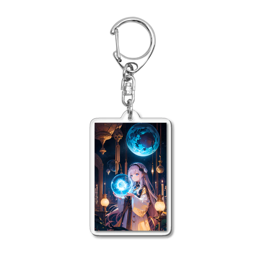 卯月なのかのGalaxy Lab Journey  〜果てしなき未知への探究の旅〜　No.4 「銀河研 物理学班」 Acrylic Key Chain