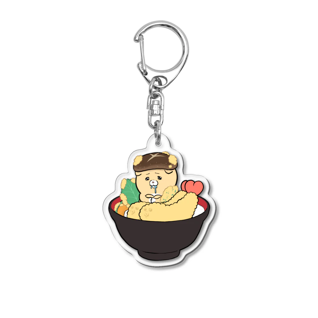 モフ缶のキィちゃん丼 Acrylic Key Chain