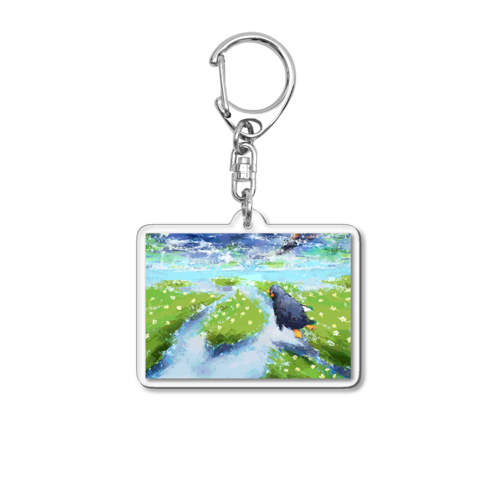 つぐよしの梅花藻の茂る Acrylic Key Chain