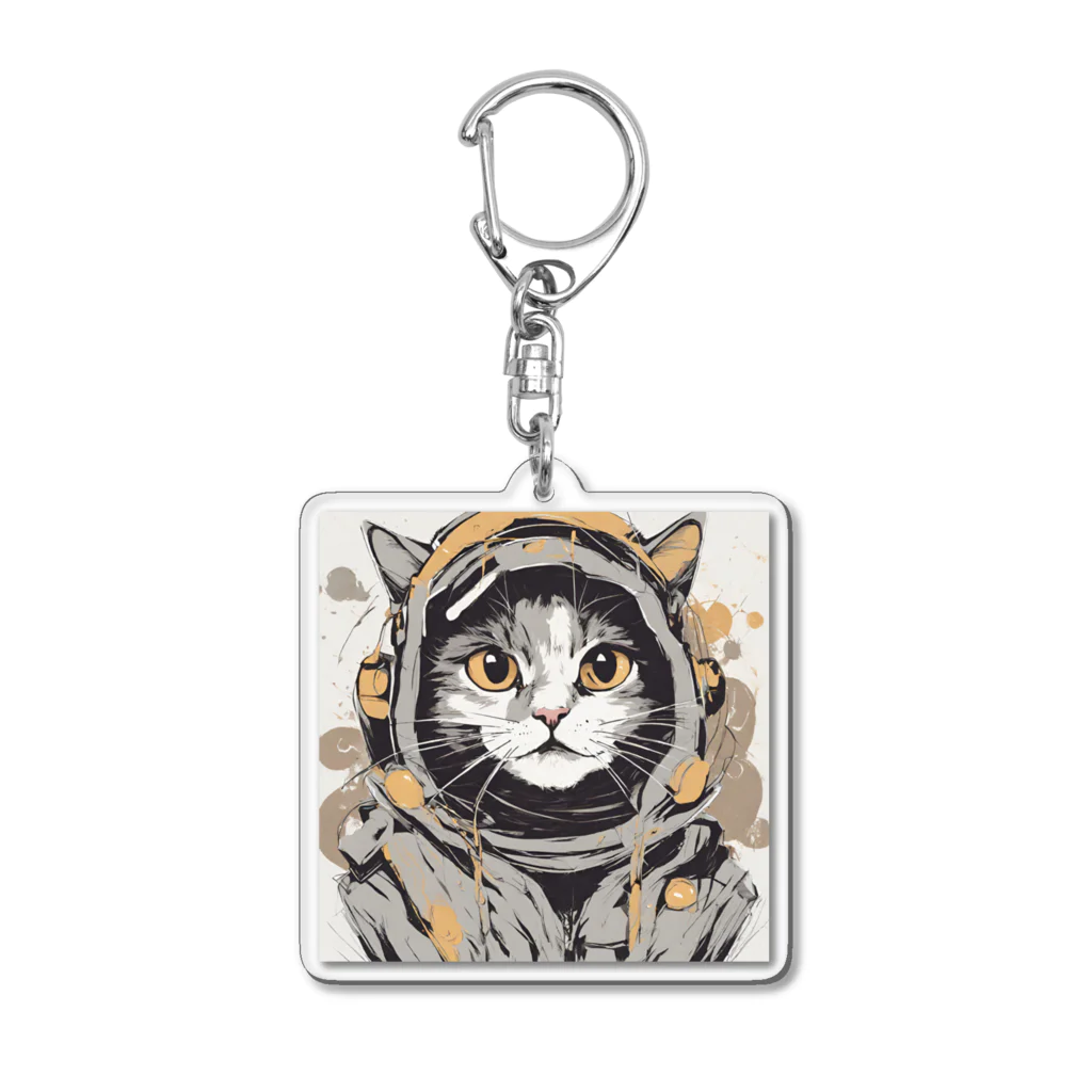 Arata0521の可愛い猫グッズ Acrylic Key Chain