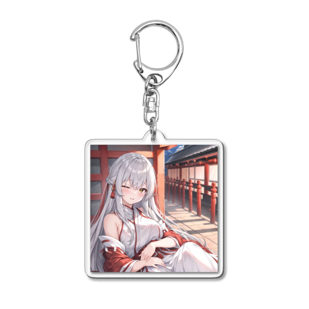 お稲荷ちゃんのお稲荷ちゃん Acrylic Key Chain