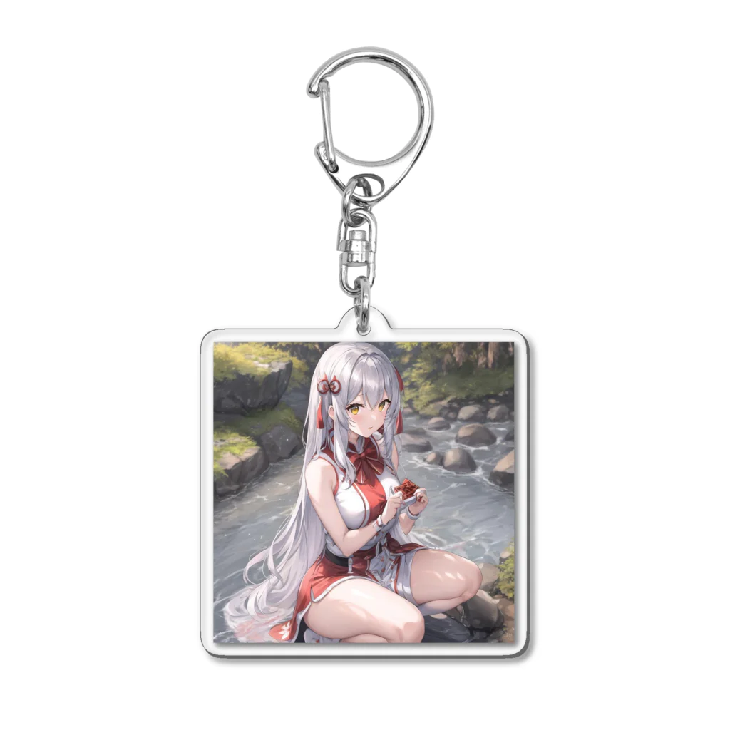 お稲荷ちゃんのお稲荷ちゃん Acrylic Key Chain