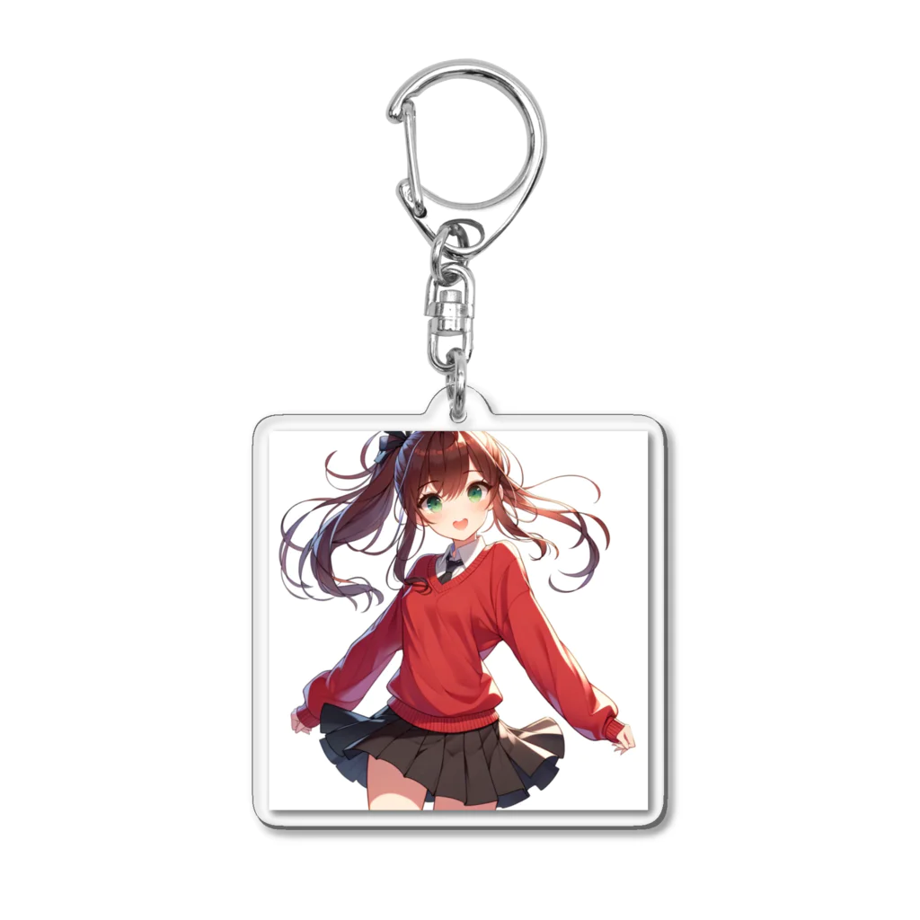 Satochuのさおりちゃん Acrylic Key Chain