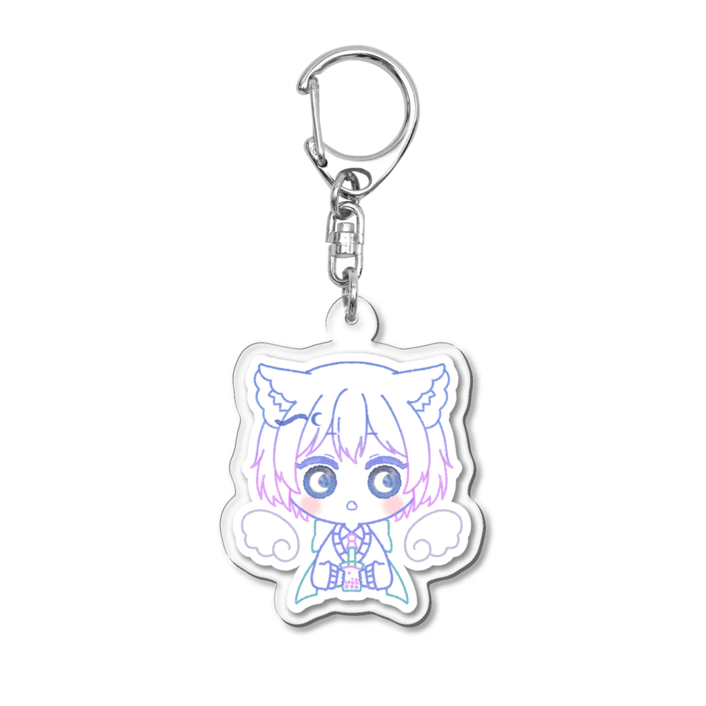 Vライバーみちゅきの庭のチカエル(ver.タピ)アクリルキーホルダー Acrylic Key Chain