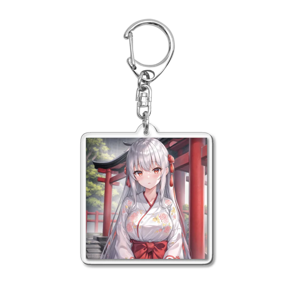 お稲荷ちゃんのお稲荷ちゃん Acrylic Key Chain