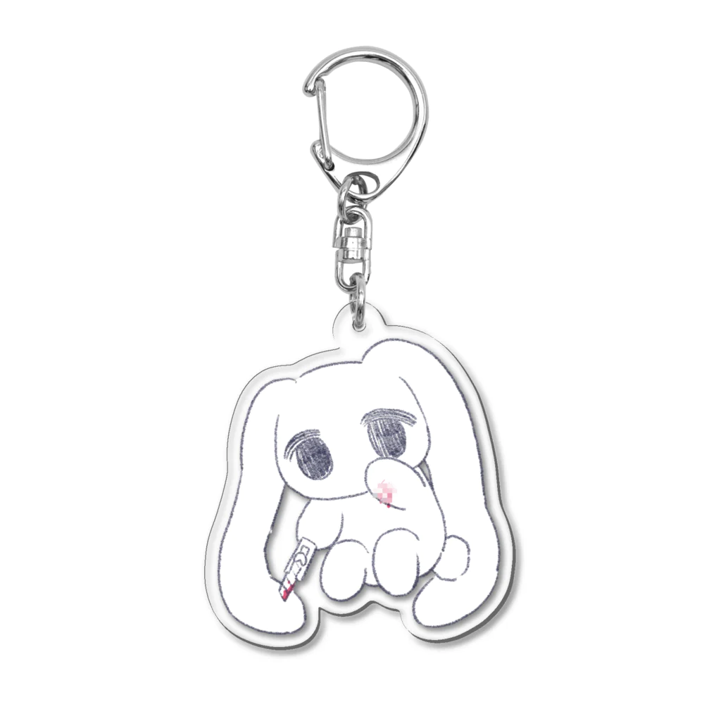 あくむ病院のしんどみうさぎちゃん　another Acrylic Key Chain