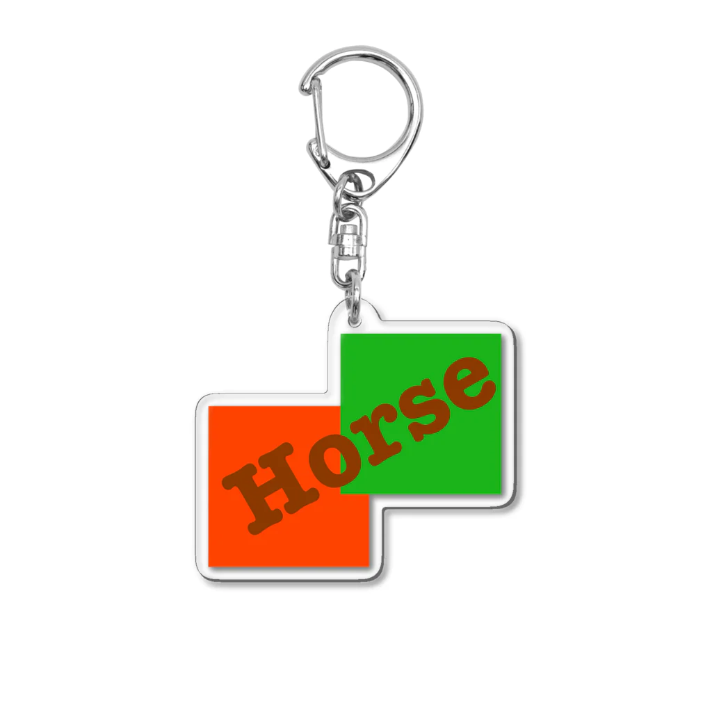 古着風作製所のhorse Acrylic Key Chain